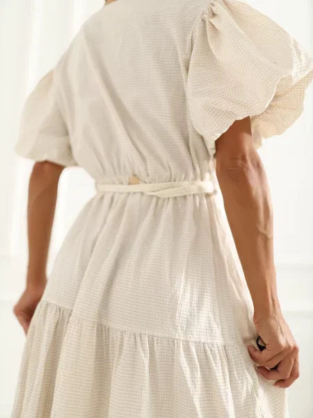 Midi haljina Italy Moda bež