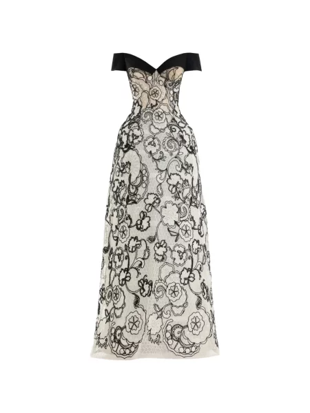 Макси рокля Gemy Maalouf бяло