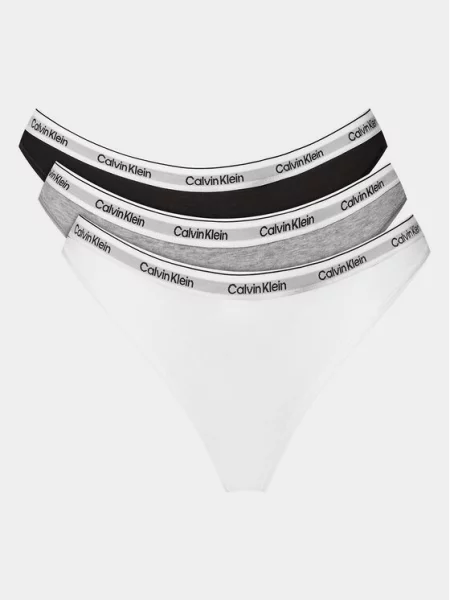 Calvin Klein Siaurikės pilka / juoda balta