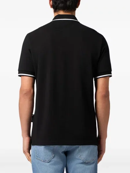 Tricou polo Philipp Plein tenis negru
