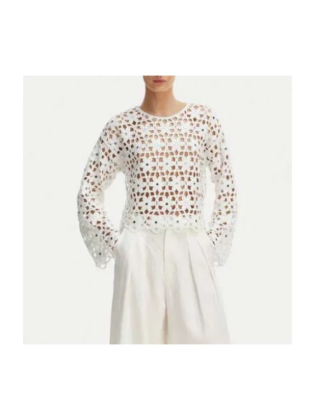 Pulover Michael Michael Kors alb