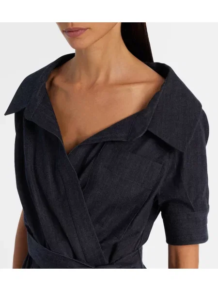 Rochie din denim Altuzarra albastru