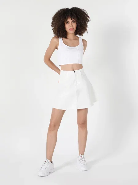 Спідниці Colin’s джинс комбінований верх