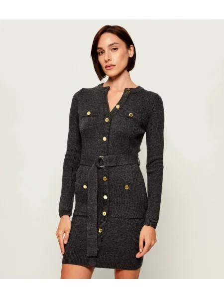 Marciano Guess Rochie Afrah cu adaos de cașmir gri