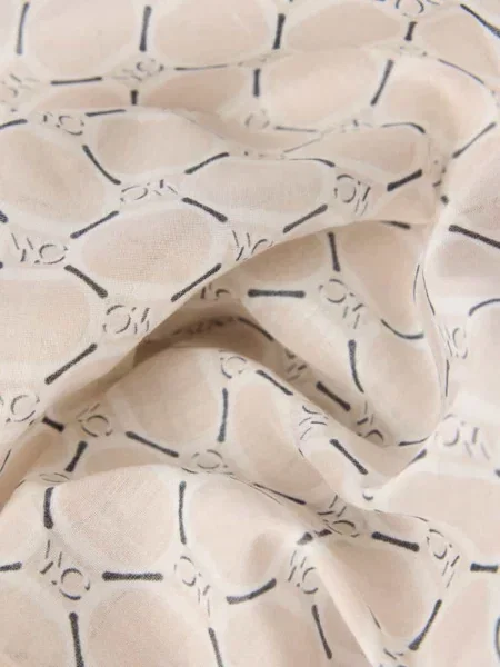 Marc Cain Chustka beige biała