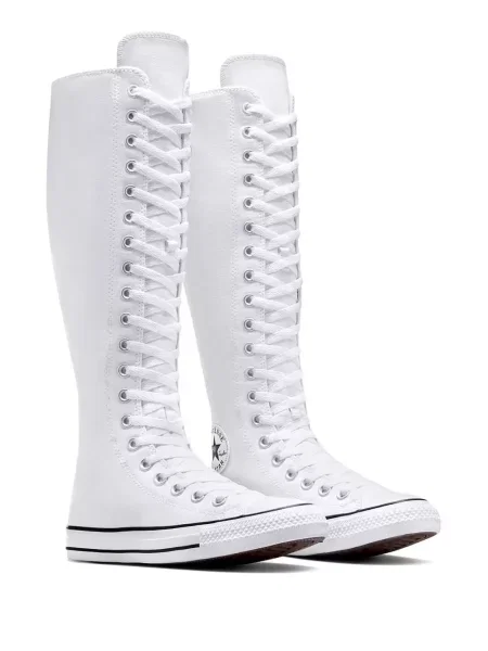 Sneakerși Converse Chuck Taylor All Star alergare cu pană cu glugă alb