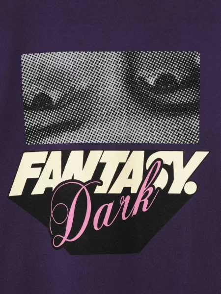 Tricou Undercover cu imagine violet