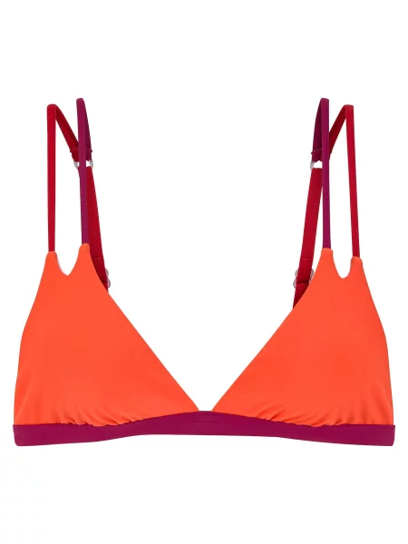 S.Oliver Sutien costum de baie Yella mov zmeură / neon portocaliu