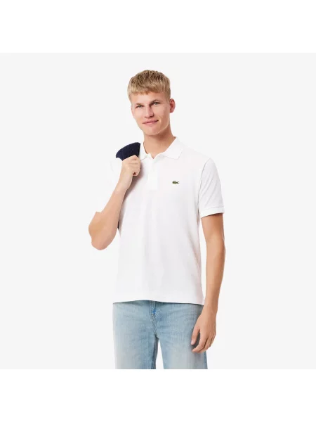 Поло Lacoste белое