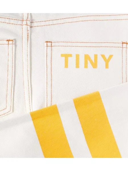 Παντελόνι Tinycottons λευκό