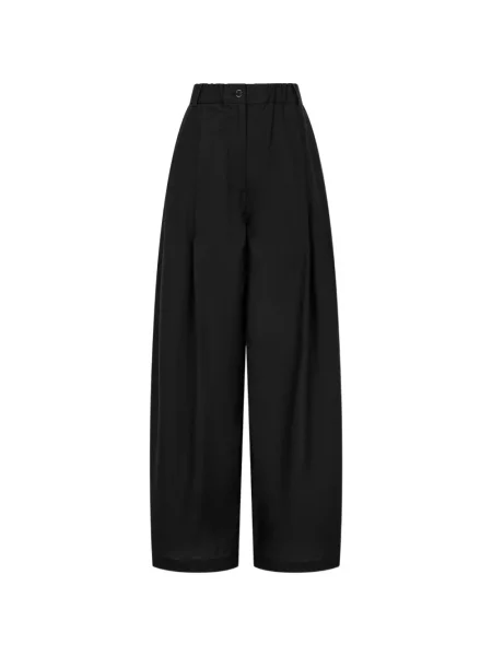 Pantaloni Tomboy plisate negru