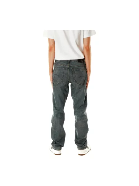 G-Star Raw Jeansy Mosa Szary Straight Fit niebieskie