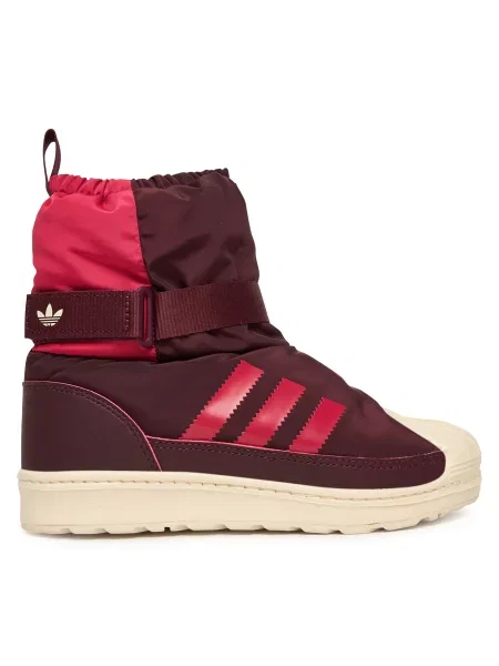 Adidas Škornji za sneg Superstar Winterized Boot Bordo rdeča