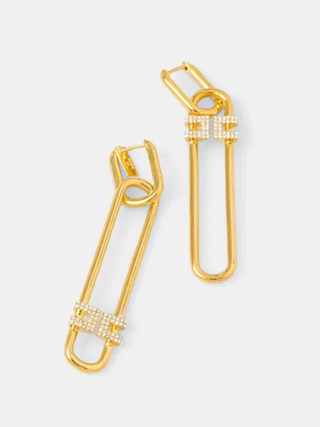 Cercei Elisabetta Franchi auriu