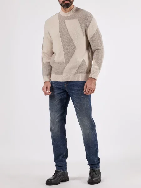 Светр Armani Exchange бежевий