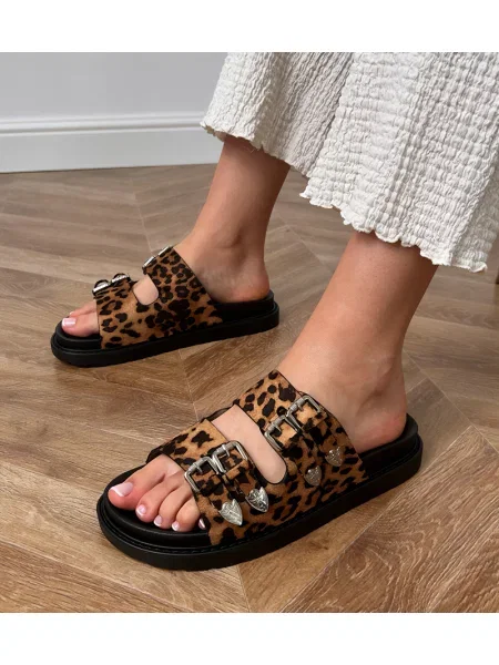 Copati D/ceo z leopardjim vzorcem