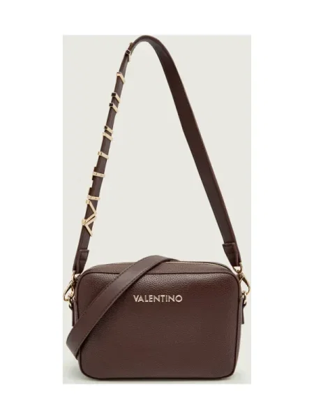 Geanta crossbody Valentino din piele maro