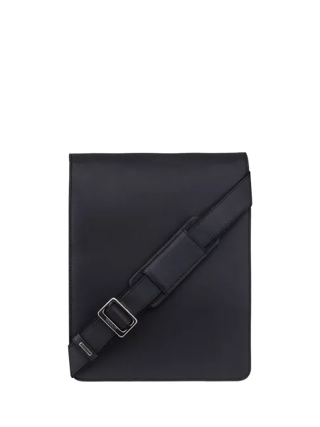 Кожаная сумка через плечо Visconti черная