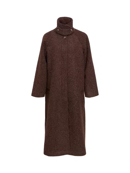 OBJECT Přechodný kabát čokoládová