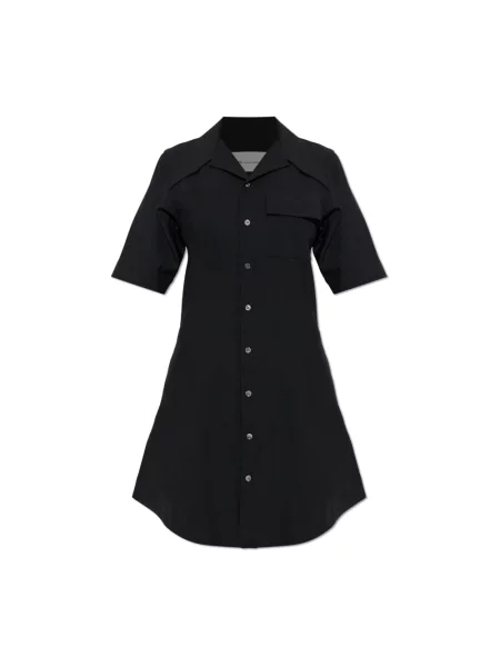 Sukienka Ami Paris wełniana czarna