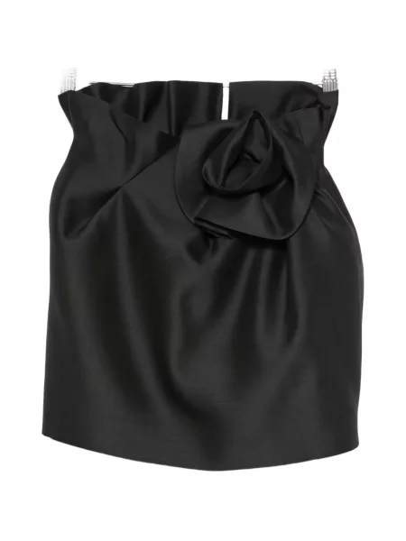 Fustă Magda Butrym cu model floral negru