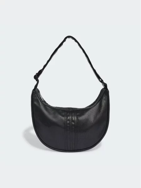 Adidas Rankinė Adicolor Half Crescent Bag Metallic Pu juoda