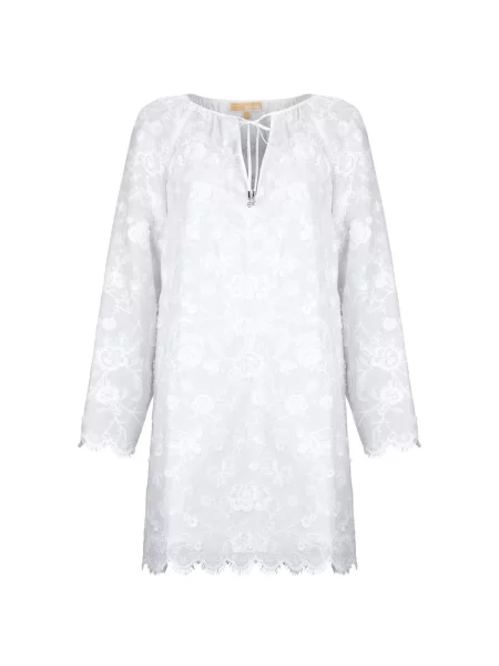 Rochie Michael Michael Kors cu decolteu în V alb