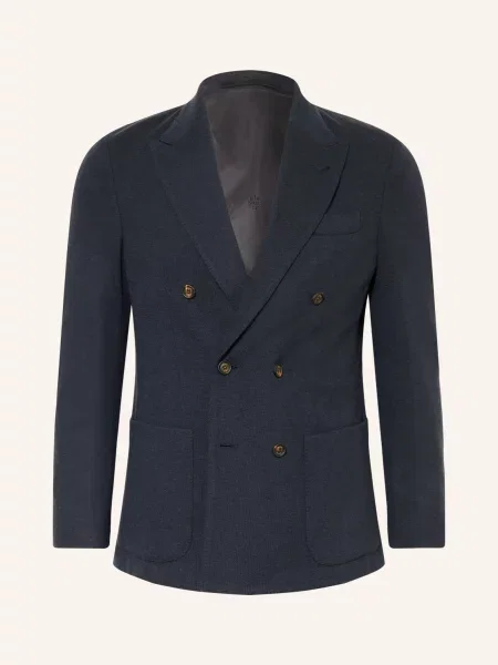Eleventy Žerzejové Sako Extra Slim Fit tmavě modrá