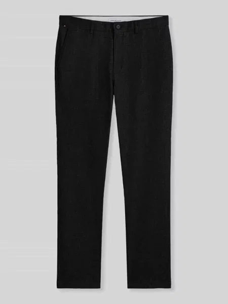 Spodnie o prostym kroju slim fit z mieszanki bawełny z dodatkiem model DENTON' Tommy Hilfiger