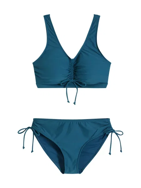 Bonprix Costum de baie două piese petrol verde