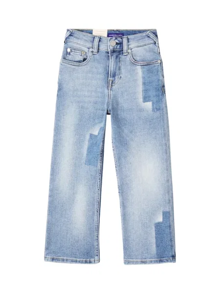 Gyerek egyenes szárú farmernadrág Scotch & Soda kék