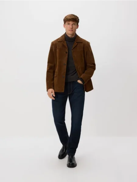 Reserved Blugi slim cu bleumarin