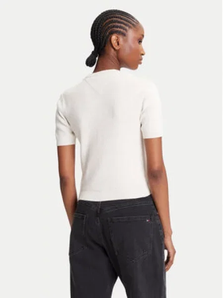 Tommy Jeans Marškinėliai Essential Regular Fit smėlio