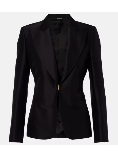 Sacou Gucci de mătase negru
