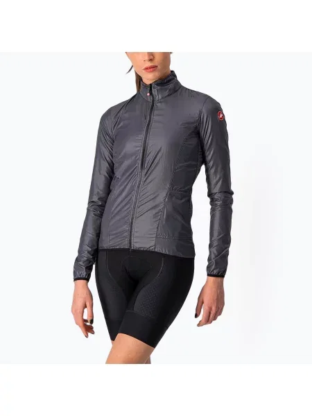 Дамско колоездачно яке Castelli Aria Shell W dark gray сиво