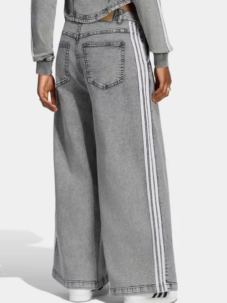 Adidas Originals джинси wide leg Denim Pleats