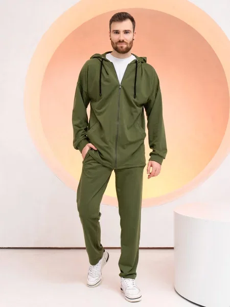 ISSA Plus Спортивний костюм без підкладки хакі