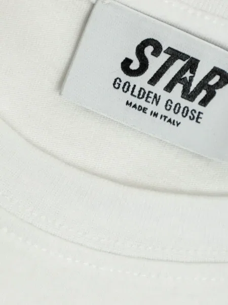 Koszulka dziecięca Golden Goose biała