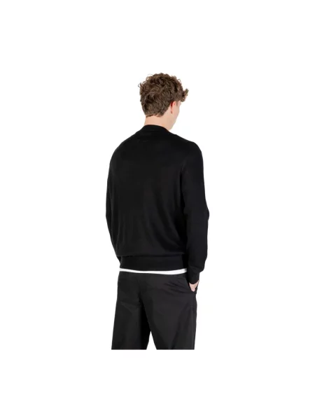 Lekki sweter Armani Exchange elegancki czarny
