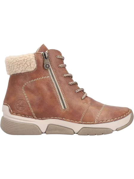 Boty Rieker Stiefelette béžové