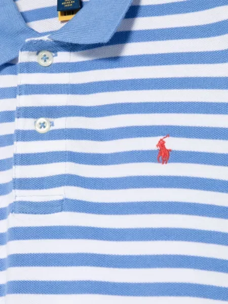 Koszulka polo dziecięca Polo Ralph Lauren niebieska