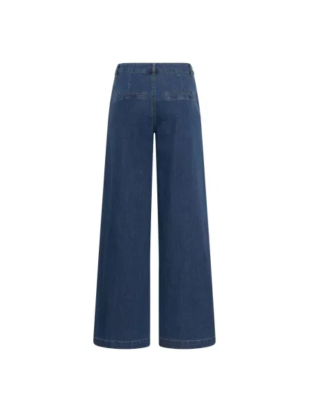 Szerokie jeansy My Essential Wardrobe niebieskie