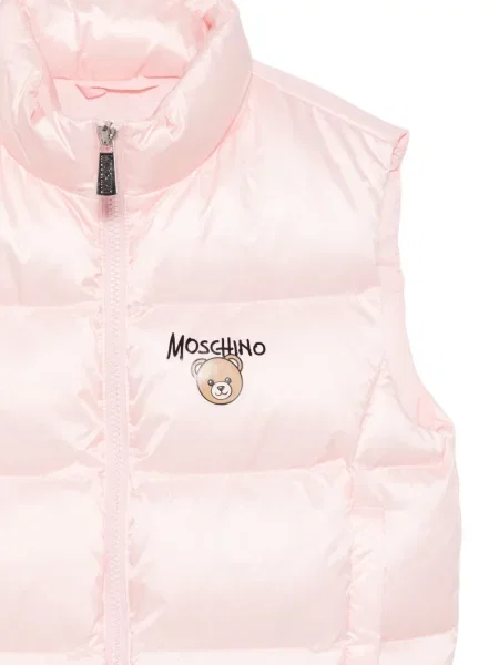 Kamizelka dziecięca Moschino różowa