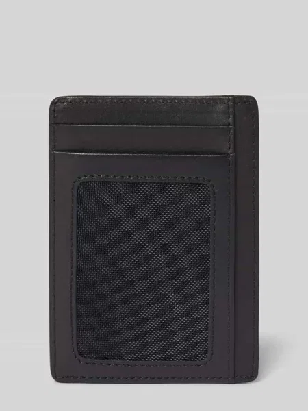 Etui na karty ze skóry z technologia rfid-blocking model manciano itys' Joop! Collection czarny