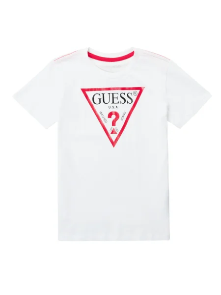 Tricou copii Guess alb
