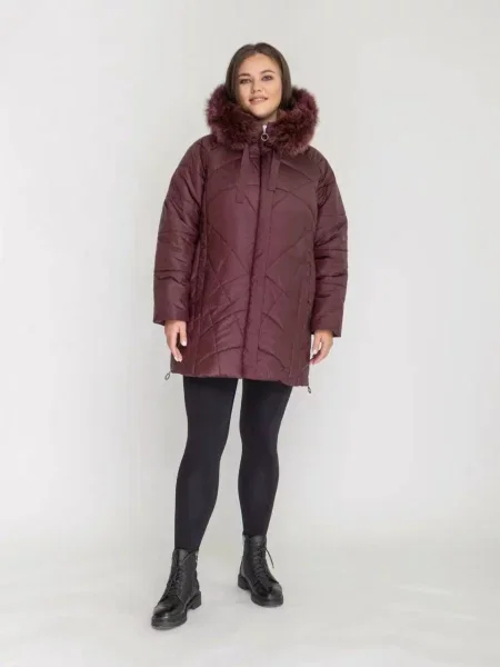 Зимова куртка UVENTUM бордовий