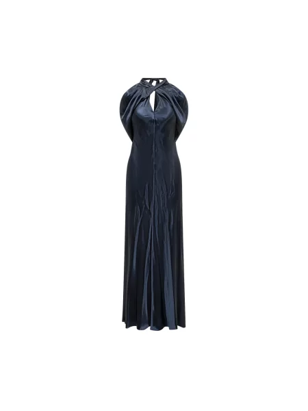 Sukienka wieczorowa Alberta Ferretti niebieska