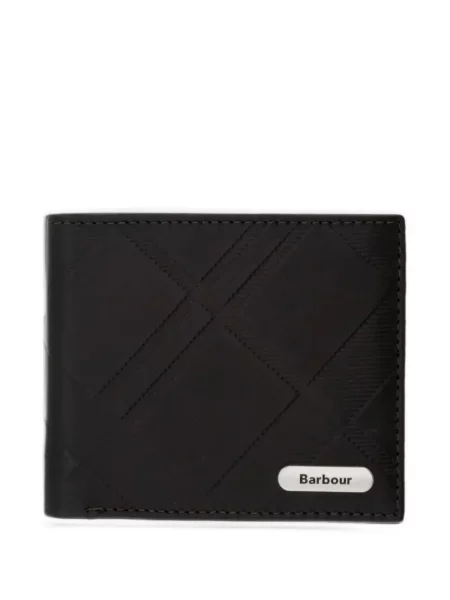 Portofel Barbour din piele negru