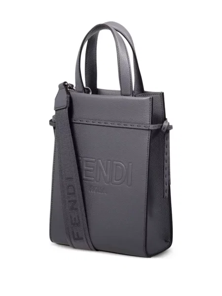 Torba Fendi z autografem szara