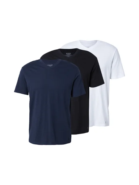 SCOTCH & SODA Tricou albastru închis / negru alb